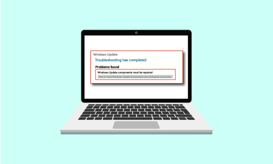 Arreglar los componentes del sistema de Windows debe ser un problema reparado