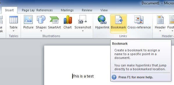 añadir una palabra de marcador