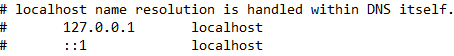 redirección de host local