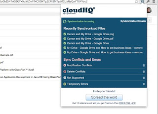 Extensión CloudHQ (sincronización de Google Drive)