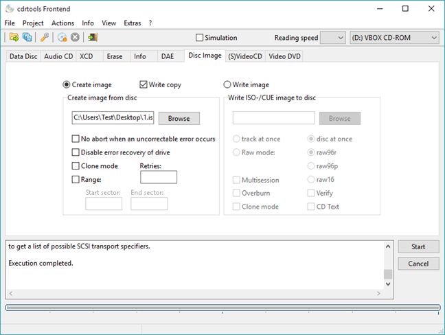 copia, disco, imagen, DVD, CD, Blu-Ray, Windows