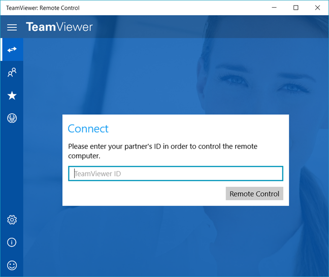 TeamViewer: control remoto, aplicación, Windows