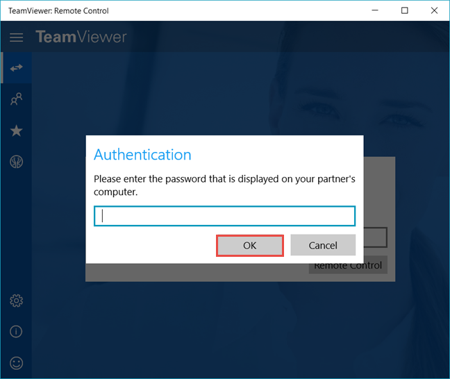 TeamViewer: control remoto, aplicación, Windows
