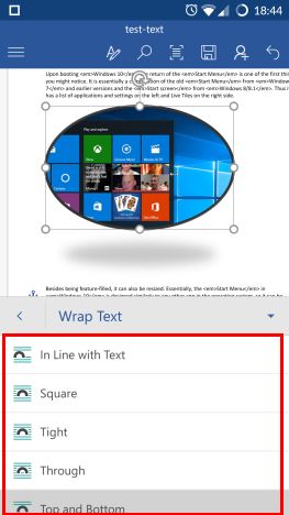 Microsoft Word, Android, editar, agregar, imágenes, formas