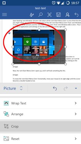 Microsoft Word, Android, editar, agregar, imágenes, formas