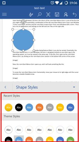 Microsoft Word, Android, editar, agregar, imágenes, formas