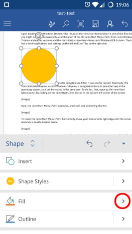 Microsoft Word, Android, editar, agregar, imágenes, formas
