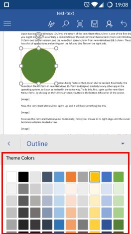 Microsoft Word, Android, editar, agregar, imágenes, formas
