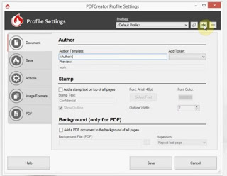 Aplicación PDFCreator Creador de PDF