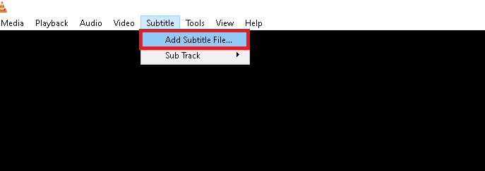 Haga clic en Agregar archivo de subtítulos... Cómo agregar subtítulos a una película de forma permanente