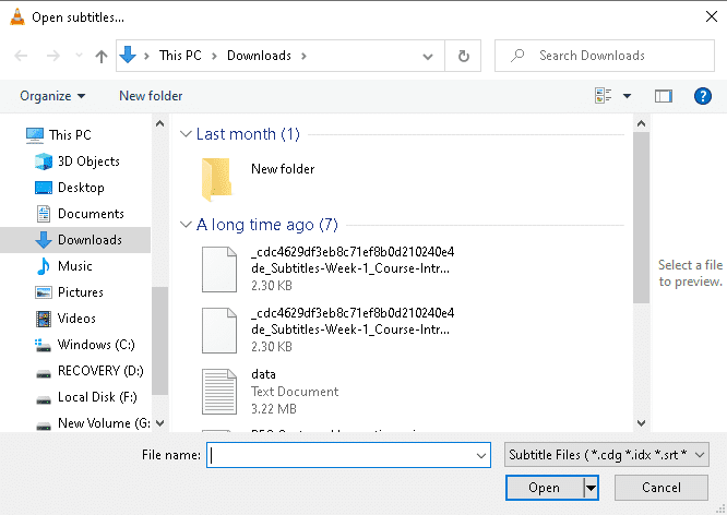 Importe archivos de subtítulos manualmente en VLC. Cómo agregar subtítulos a una película de forma permanente