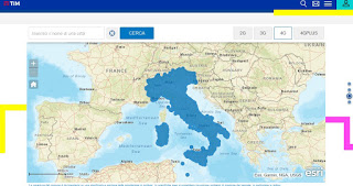 tiempo de cobertura celular Mapa de cobertura de Tim