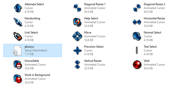 Paquete de cursores Gant