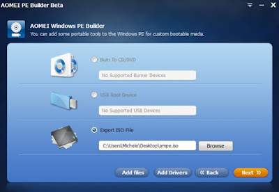 Constructor PE de AOMEI Windows PE
