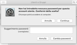 Establecer una contraseña en blanco contraseña en blanco
