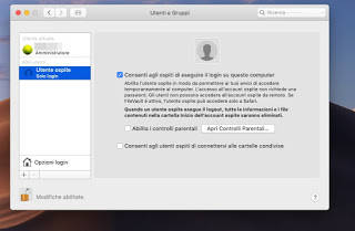 Cuenta de invitado en Mac servidor mac