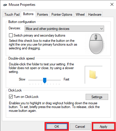 Haga clic en Aplicar y luego en Aceptar para guardar los cambios.  Arreglar No se puede hacer clic con el botón izquierdo en el problema de League of Legends