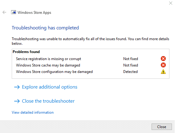 Arreglar el icono de la tienda de aplicaciones de Windows 10 que falta