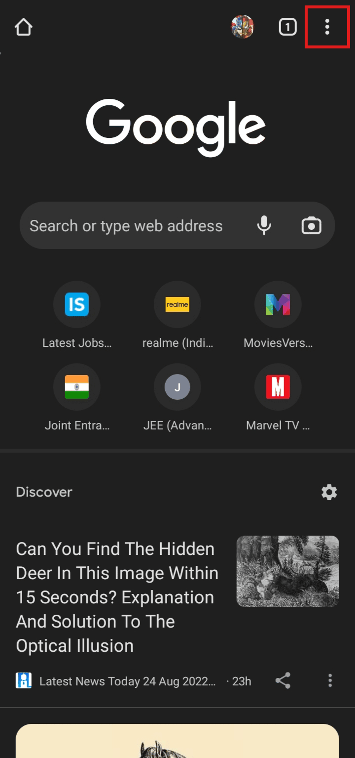 Toca el icono de los tres puntos verticales |  Cómo cambiar tu contraseña en Instagram