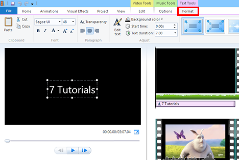 Windows, Movie Maker, películas, agregar mosaicos, subtítulos, créditos