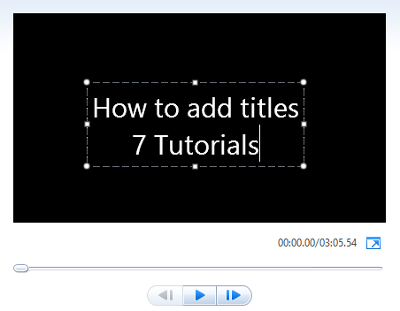 Windows, Movie Maker, películas, agregar mosaicos, subtítulos, créditos