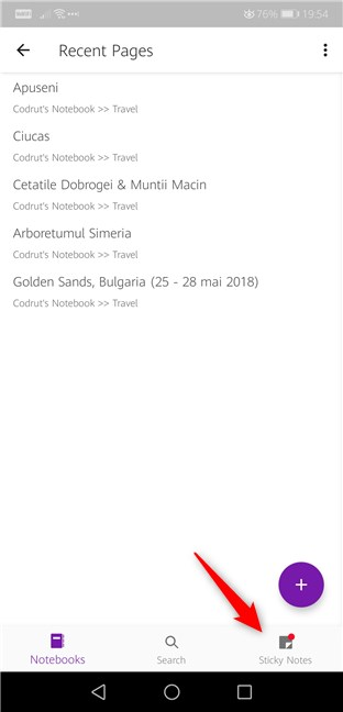 OneNote ha terminado de sincronizar sus notas