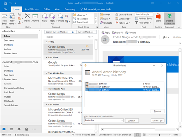 correo electrónico, cliente, Windows
