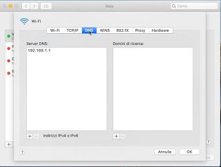 pantalla DNS DNS de Mac