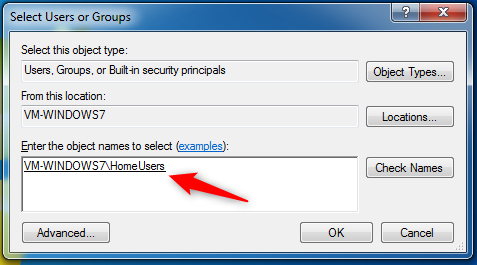 Compartir una carpeta con el Grupo Hogar en Windows 7
