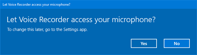 Voice Recorder quiere acceder a su micrófono