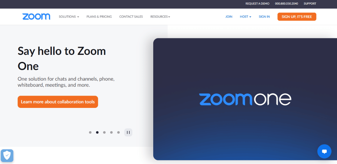 Inicie la web de Zoom
