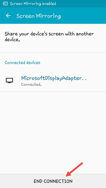 Android, proyecto, conexión, inalámbrico, Miracast, adaptador, monitor, TV, proyector
