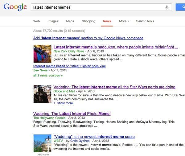 memes de noticias de google