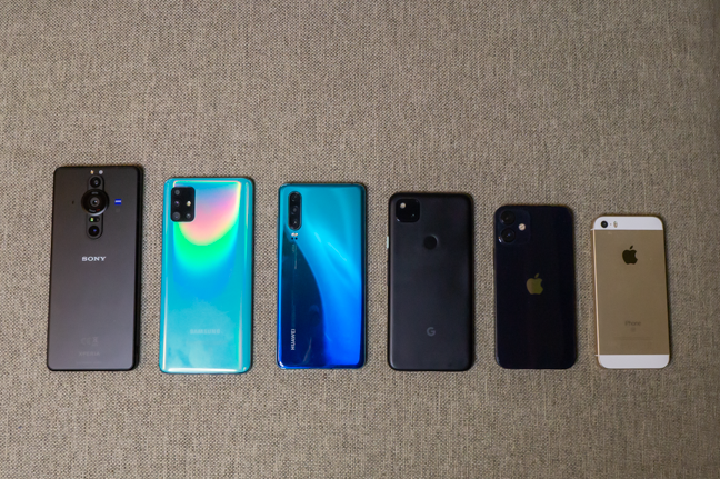 Solo el Pixel 4a se acerca a ser tan compacto como los iPhones en esta línea