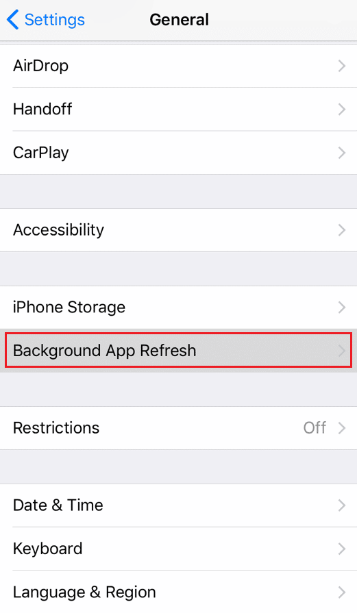 Actualizar iPhone en segundo plano