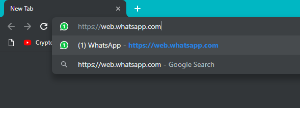 Abra web.whatsapp.com en su navegador