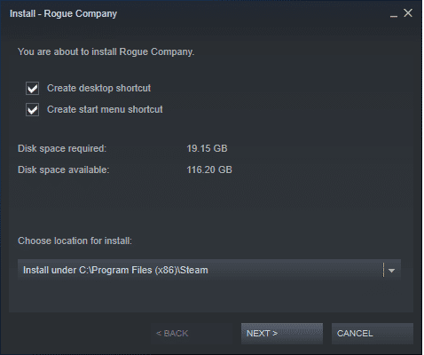 Haz clic derecho en el juego y selecciona la opción INSTALAR.  Cómo hacer una copia de seguridad de los juegos de Steam