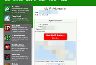 dirección IP externa
