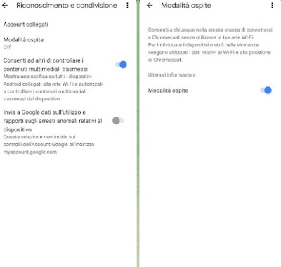 Modo invitado Chromecast