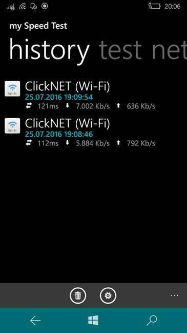 Windows 10 Mobile, prueba, velocidad, móvil, internet
