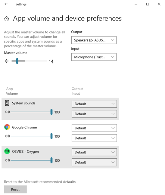 La misma página también estaba presente en Windows 10 con otro nombre