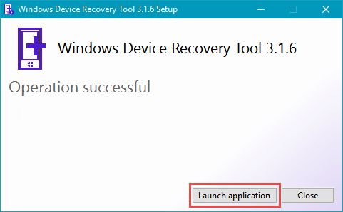 revertir, retroceder, Windows Phone 8.1, Windows 10 Mobile, Herramienta de recuperación de dispositivos de Windows, Lumia