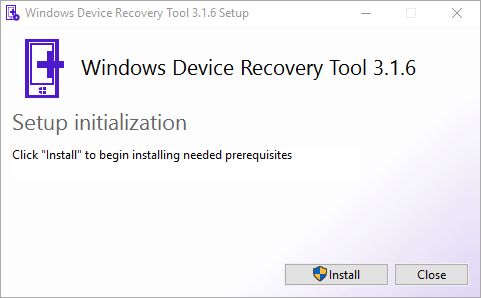 revertir, retroceder, Windows Phone 8.1, Windows 10 Mobile, Herramienta de recuperación de dispositivos de Windows, Lumia