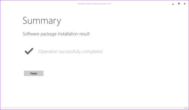 revertir, retroceder, Windows Phone 8.1, Windows 10 Mobile, Herramienta de recuperación de dispositivos de Windows, Lumia