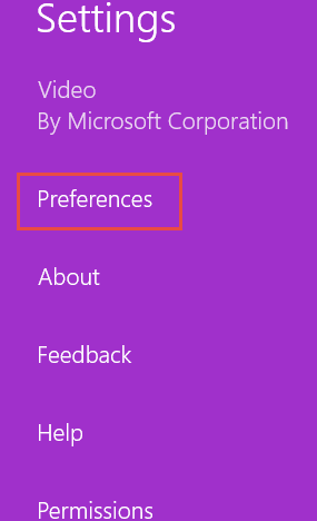 Video, aplicación, Windows 8.1, películas, local, biblioteca, reproducir, organizar