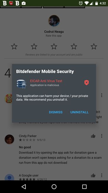 Bitdefender, Seguridad móvil