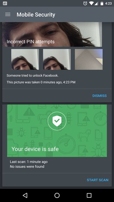 Bitdefender, Seguridad móvil