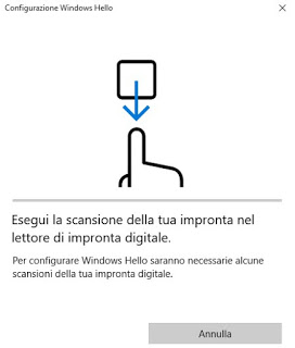 Escaneo de huellas dactilares en Windows Escaneo de huellas dactilares