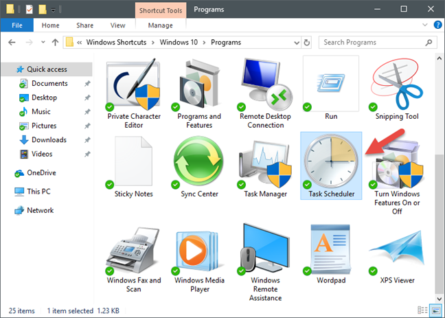 Programador de tareas, Windows
