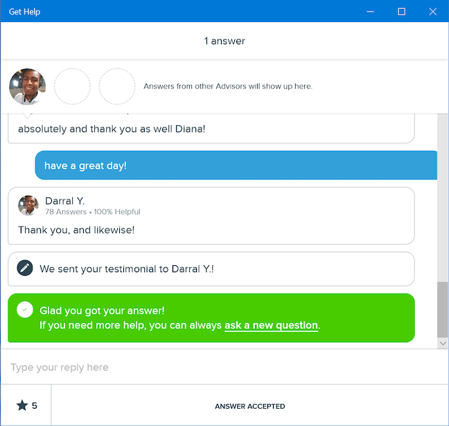 Haga una nueva pregunta sobre cualquier problema que haya encontrado